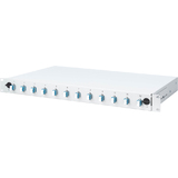 DIGITUS Bote d'pissure  fibre optique 19", 12x LC, OS2
