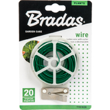Bradas fil de fer avec pince coupante, 30 m, vert
