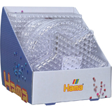 Hama plaque pour perles maxi, 4 motifs, prsentoir de 20