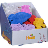 Hama plaque pour perles midi, 7 motifs, prsentoir de 35