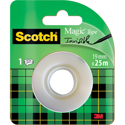 Scotch Ruban adhsif Magic, invisible, 19 mm x 25 m