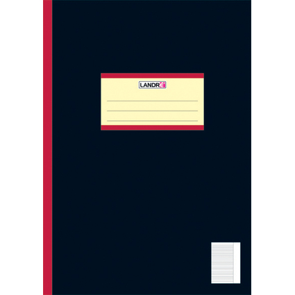 LANDR cahier pour lyce format A4, lign, marge blanche 