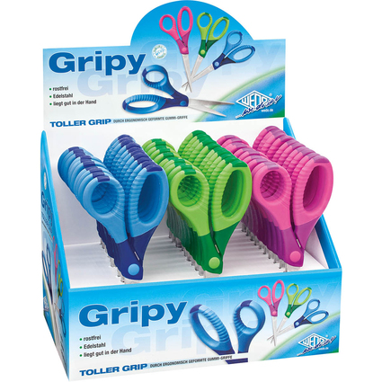 WEDO Ciseaux de bricolage Gripy, pointu, longueur: 130 mm