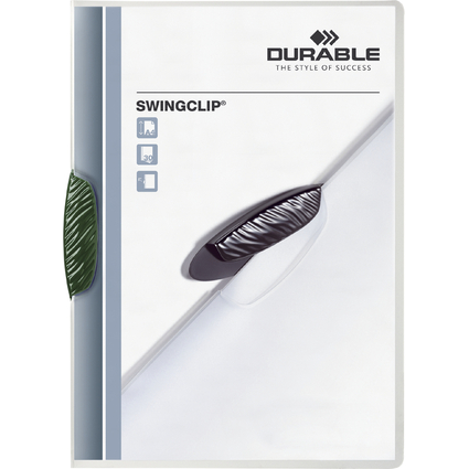 DURABLE Chemise  clip SWINGCLIP, format A4, clip vert