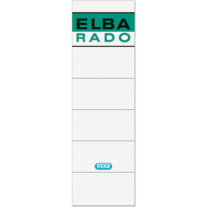 ELBA Etiquette pour dos de classeur "ELBA RADO"- blanc
