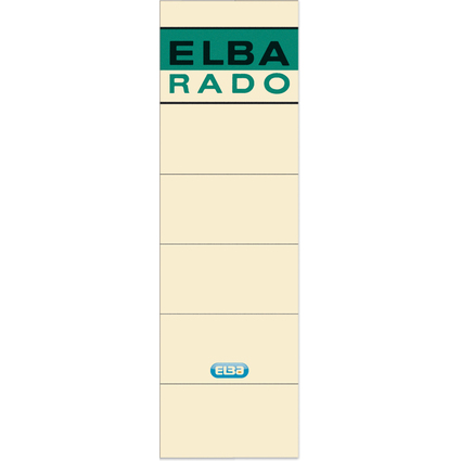 ELBA Etiquette pour dos de classeur "ELBA RADO"- chamois