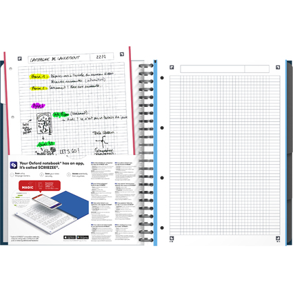 Oxford Office Cahier  spirale, "European Book", A4+