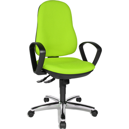 Topstar Fauteuil de bureau "Synchro Steel", vert pomme