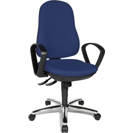 Topstar Fauteuil de bureau "Synchro Steel", bleu roy