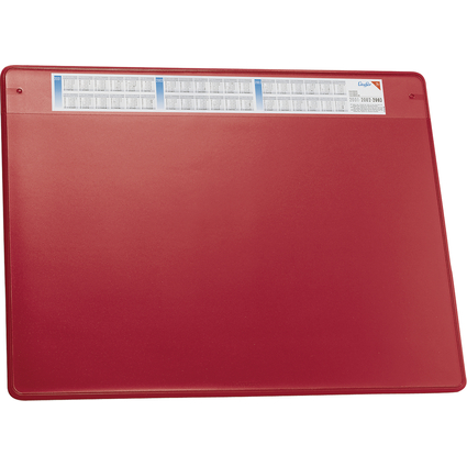 Lufer Sous-main DURELLA SOFT, 500 x 650 mm, rouge