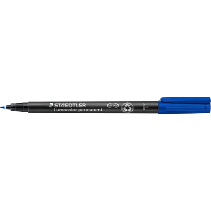 STAEDTLER Marqueur permanent 318F Lumocolor, bleu