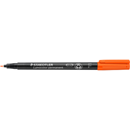 STAEDTLER Marqueur permanent 318F Lumocolor, orange