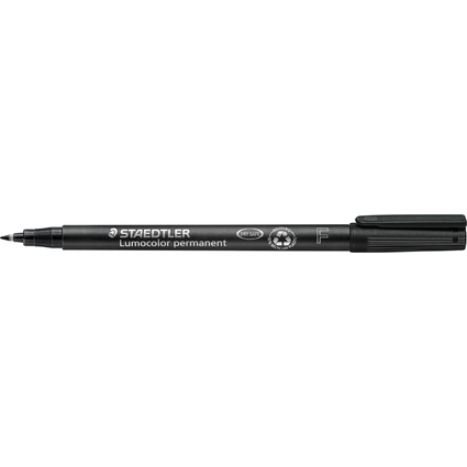 STAEDTLER Marqueur permanent 318F Lumocolor, noir