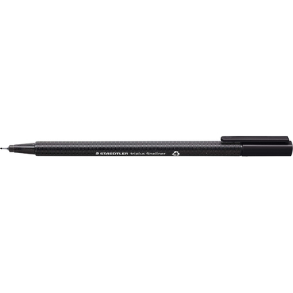 STAEDTLER Fineliner triplus BRILLIANT COLOURS, noir