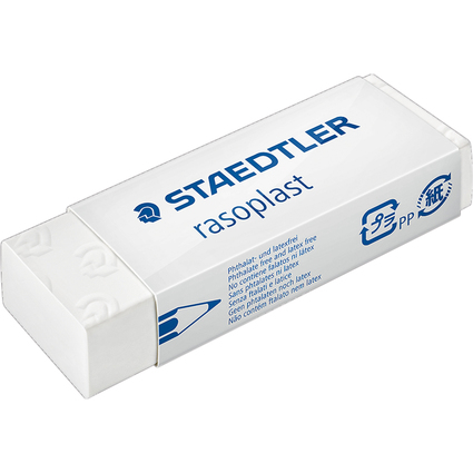 STAEDTLER Gomme plastique rasoplast 526 B20, blanc