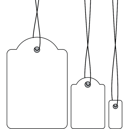 HERMA Etiquette  suspendre, 25 x 38 mm, avec fil blanc
