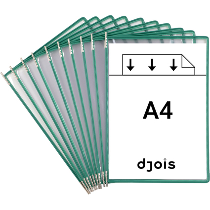 djois by tarifold Poche  pivot, A4, vert