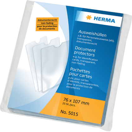 HERMA tui de poche, PP, 1 poche, 0,14 mm, transparent