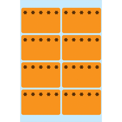 HERMA tiquettes pour surgels, 26 x 40 mm, orange fluo