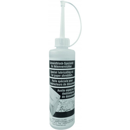 HSM Huile spciale pour destructeur de documents, 250 ml