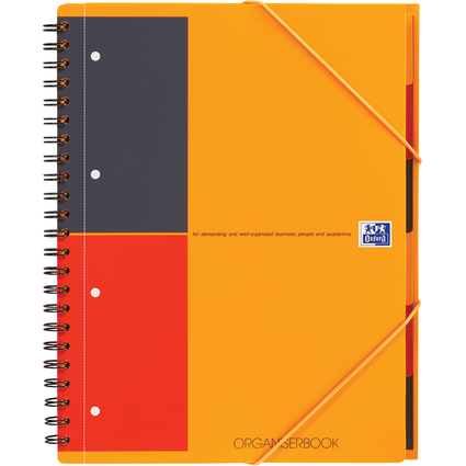 Oxford International Cahier "ORGANISERBOOK", A4+, lign