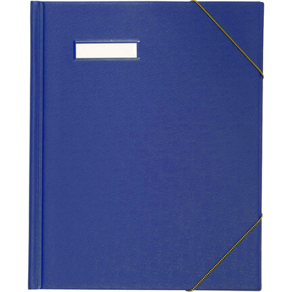 ELBA Chemise  courrier A4 en PVC, avec lastiques, bleu