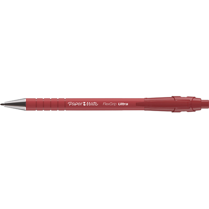 Paper:Mate Stylo  bille rtractable FlexGrip Ultra, rouge