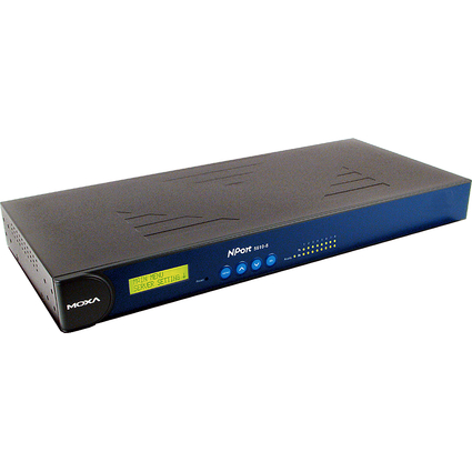 MOXA Industrial Ethernet Serial Device Server 19", 8 ports,