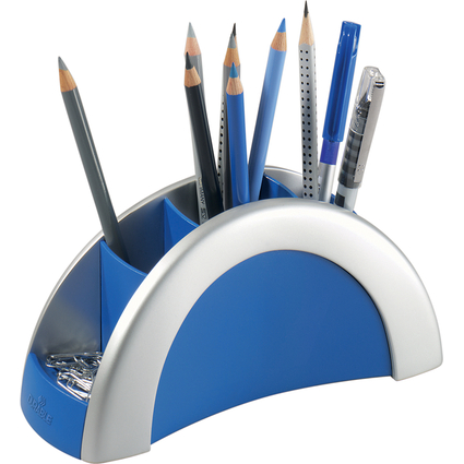 DURABLE Pot  crayons PEN HOLDER VEGAS, argent / bleu