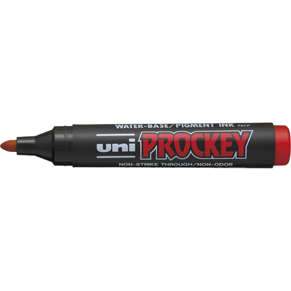 uni-ball Marqueur permanent PROCKEY PM-122, rouge