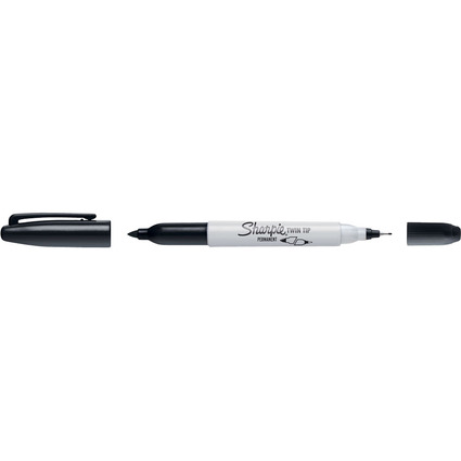 Sharpie Marqueur permanent "TWIN TIP", noir