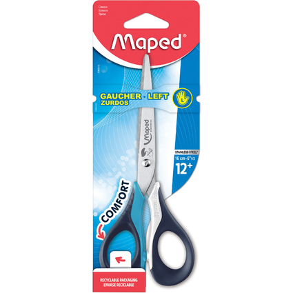 Maped Ciseaux Sensoft 3D, pointu, longueur: 160 mm,