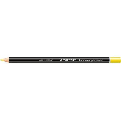 STAEDTLER Marqueur permanent Lumocolor glasochrom, jaune