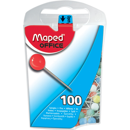 Maped Epingles de signalisation, taille 5, assorti