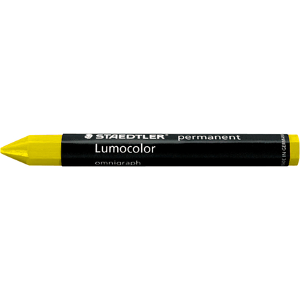 STAEDTLER Craie Lumocolor permanent omnigraph, jaune