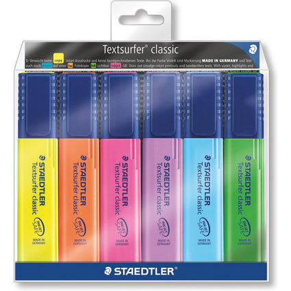 STAEDTLER Surligneur "Textsurfer Classic", tui de 6