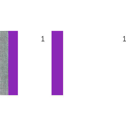 ELVE Bloc vendeur, dimensions: (L)135 x (H)60 mm, violet