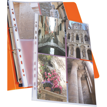 Oxford Pochettes perfores pour 8 photos 100 x 150,format A4