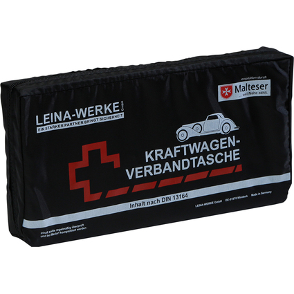 Leina KFZ-Verbandtasche Elegance, Inhalt DIN 13164, schwarz