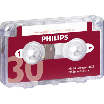 PHILIPS Mini cassette LFH0005, 30 minutes