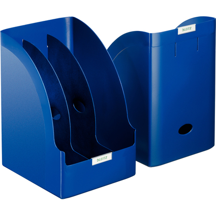 LEITZ porte-revue Plus Jumbo, A4, polystyrne, bleu