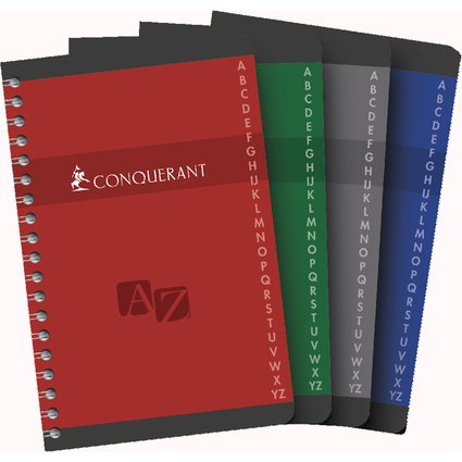 CONQUERANT SEPT Carnet rpertoire, reliure intgrale