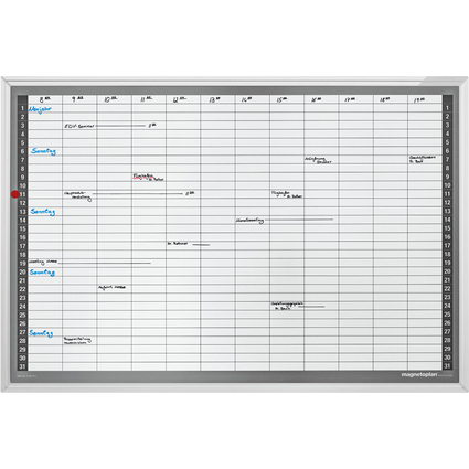 magnetoplan Planning mensuel, (L)920 x (H)625 mm