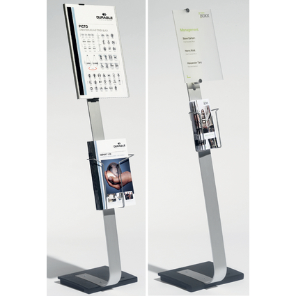 DURABLE Support d'informations CRYSTAL SIGN support, A3