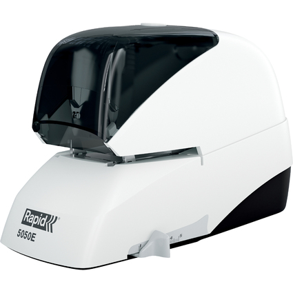 Rapid Agrafeuse lectrique Supreme 5050e, blanc/noir
