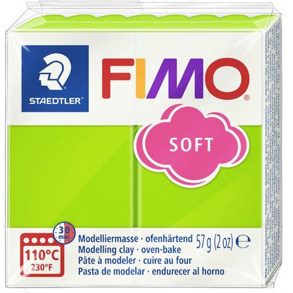 FIMO Pte  modeler SOFT,  cuire, 57 g, vert pomme