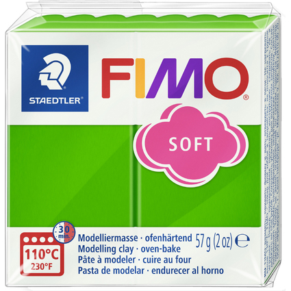 FIMO Pte  modeler SOFT,  cuire, 57 g, vert tropique