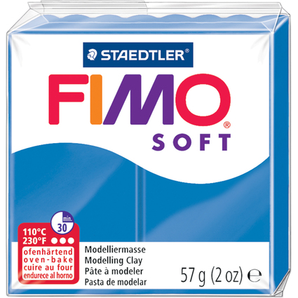 FIMO Pte  modeler SOFT,  cuire, 57 g, bleu pacifique