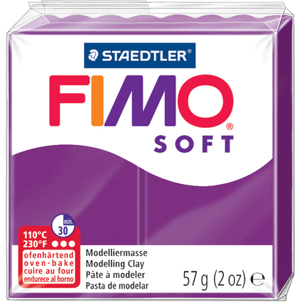 FIMO Pte  modeler SOFT,  cuire, 57 g, pourpre
