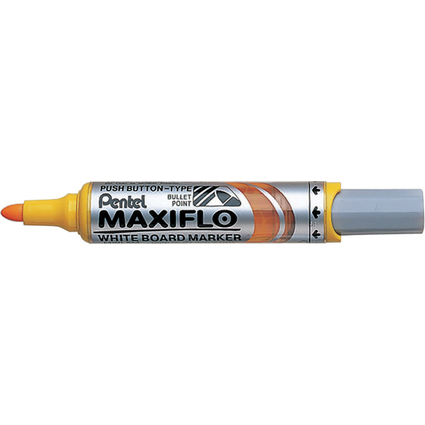 Pentel Marqueur pour tableau blanc MAXIFLO MWL5M, jaune
